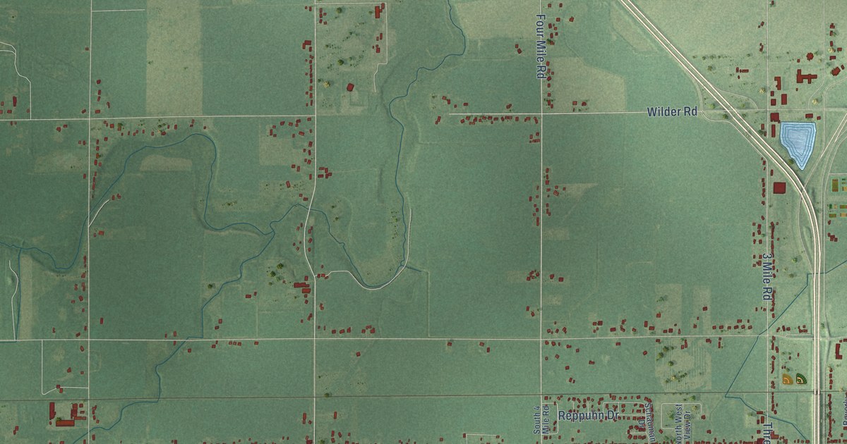 Map of Monitor, Michigan in 2026