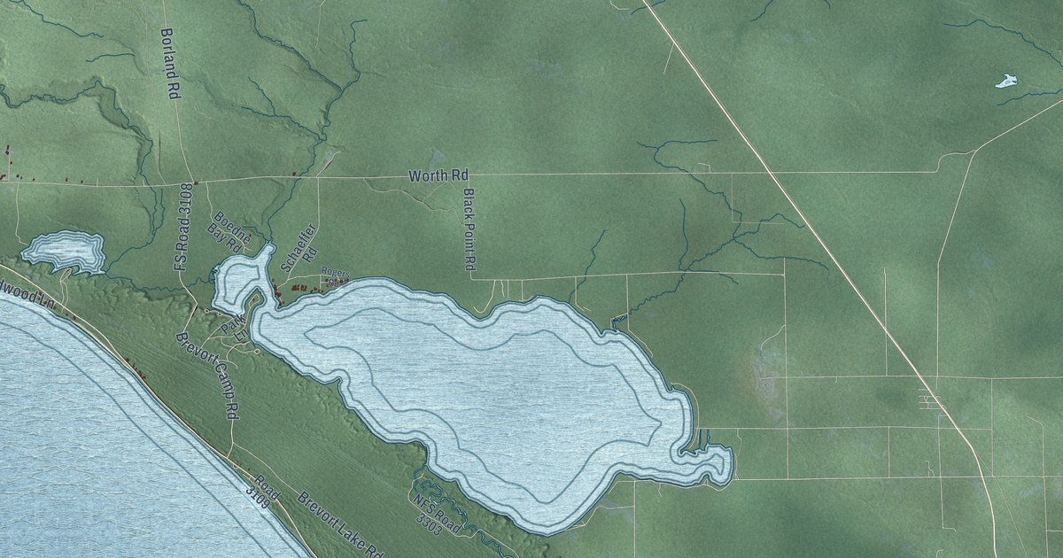 Map of Moran, Michigan in 2026