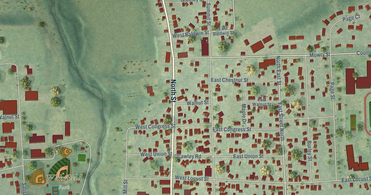 Map of Morenci, Michigan in 2026