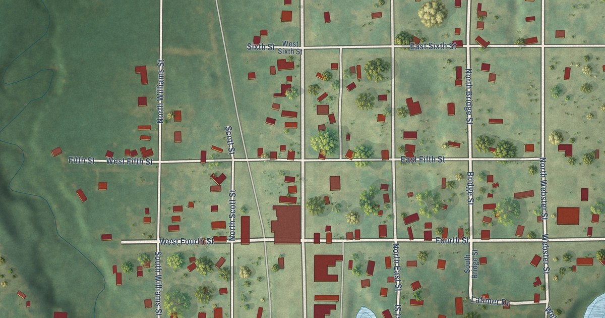 Map of Morley, Michigan in 2026