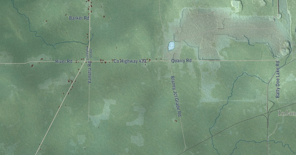 Map of Mueller, Michigan in 2026