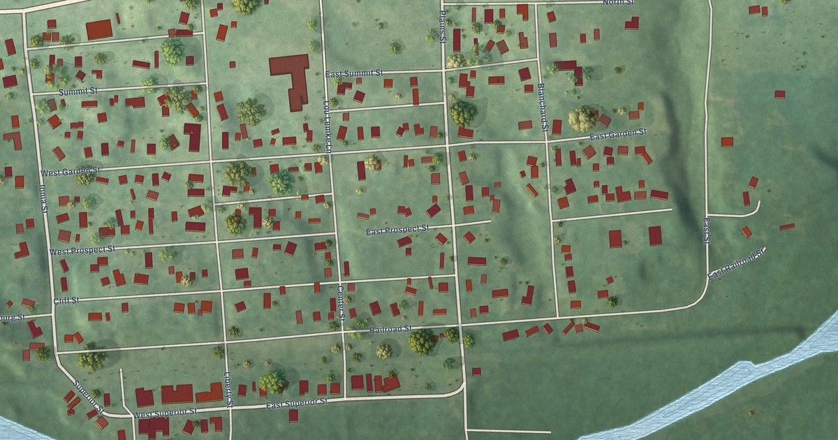 Map of Muir, Michigan in 2026