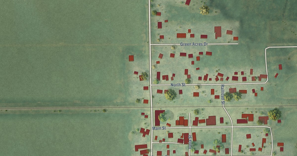 Map of Mulliken, Michigan in 2026