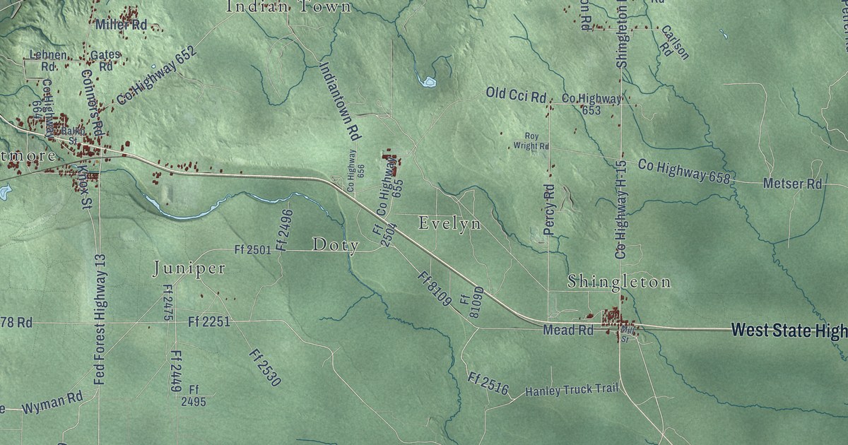 Map of Munising Municipality, Michigan in 2026