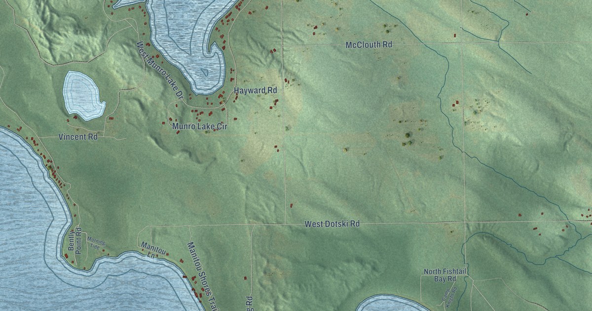 Map of Munro, Michigan in 2026