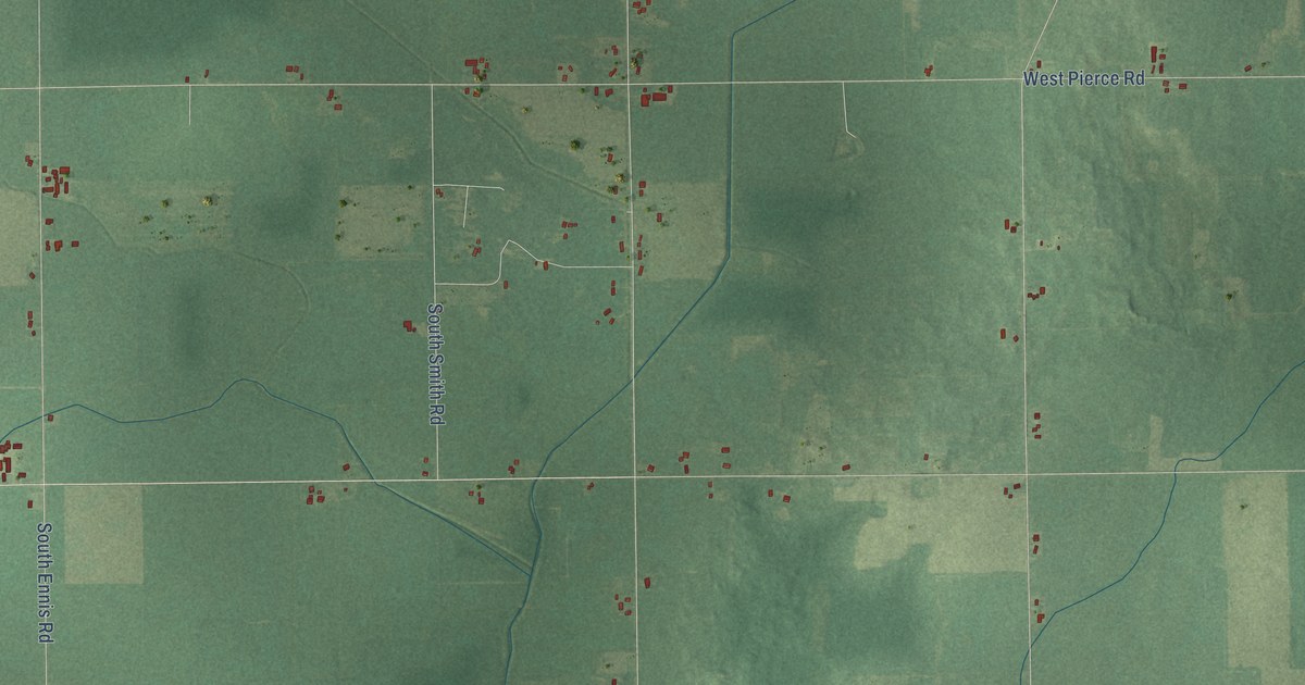 Map of Newark, Michigan in 2026