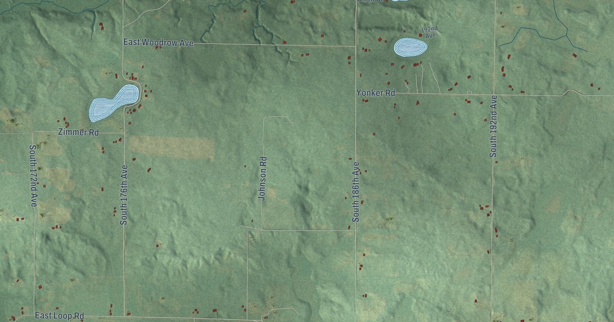 Map of Newfield, Michigan in 2026