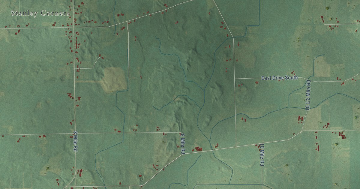 Map of Newton, Calhoun County, Michigan in 2026