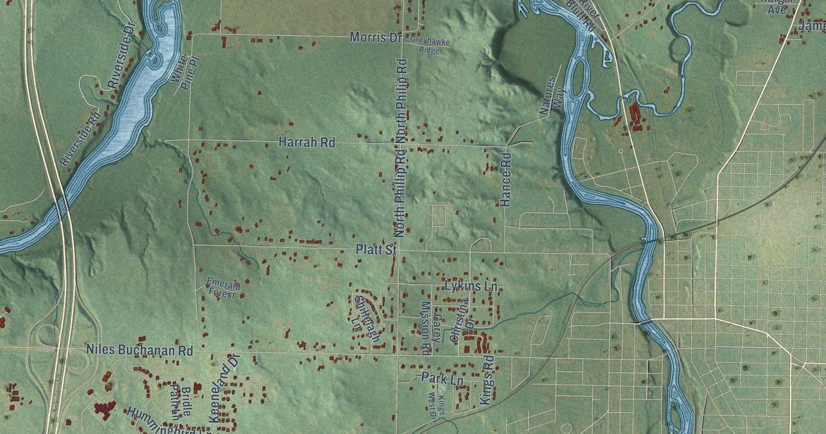 Map of Niles Municipality, Michigan in 2026