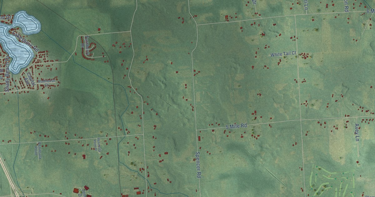 Map of Northfield, Michigan in 2026