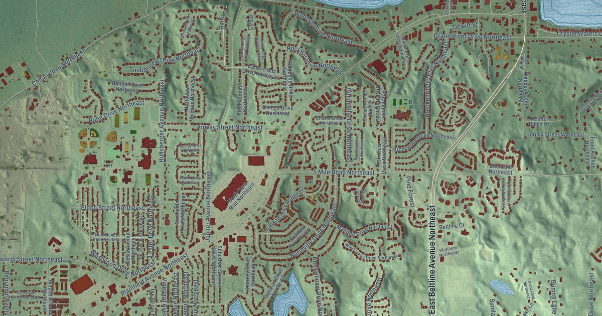 Map of Northview, Michigan in 2026