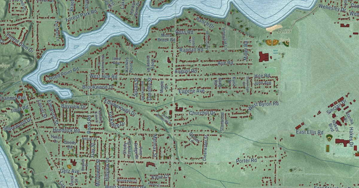 Map of Norton Shores, Michigan in 2026