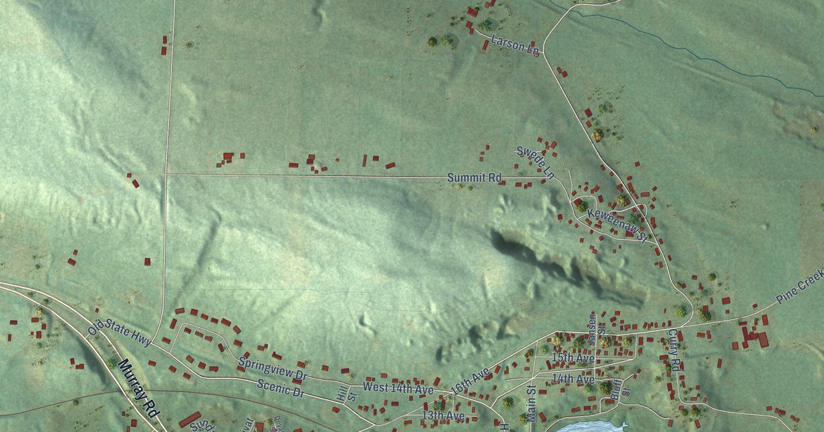 Map of Norway City, Michigan in 2026