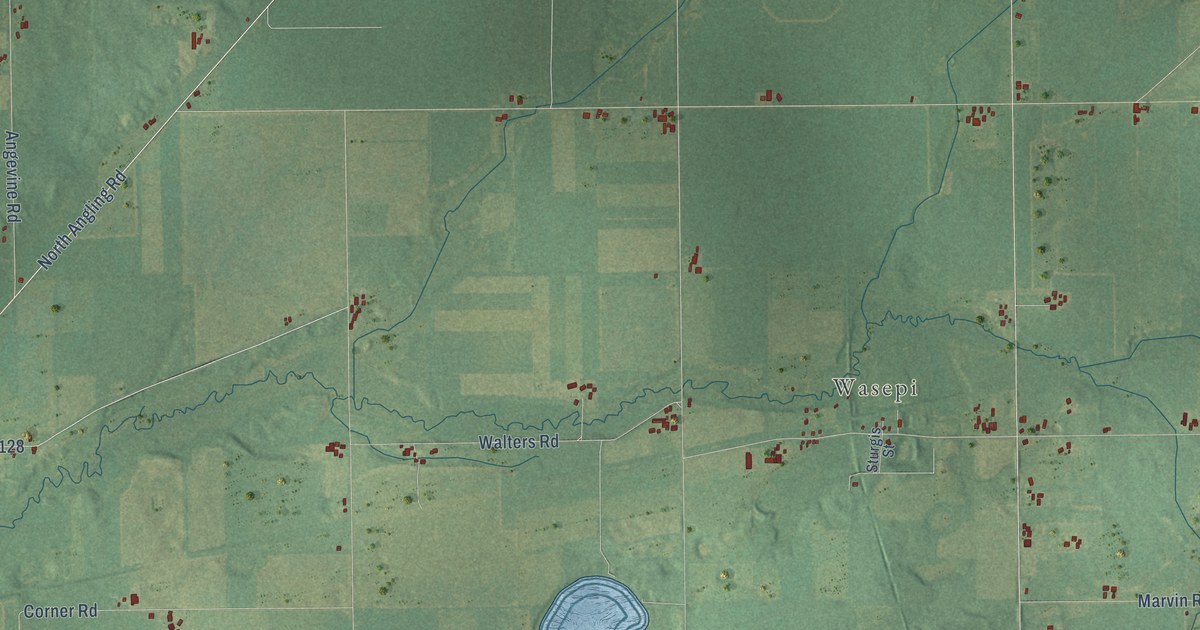 Map of Nottawa, St. Joseph County, Michigan in 2026