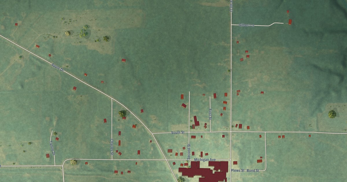 Map of Nunica, Michigan in 2026
