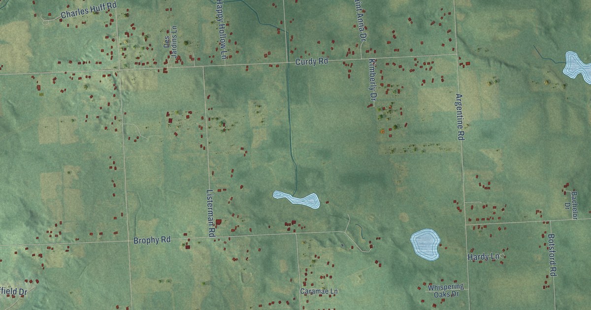 Map of Oceola, Michigan in 2026