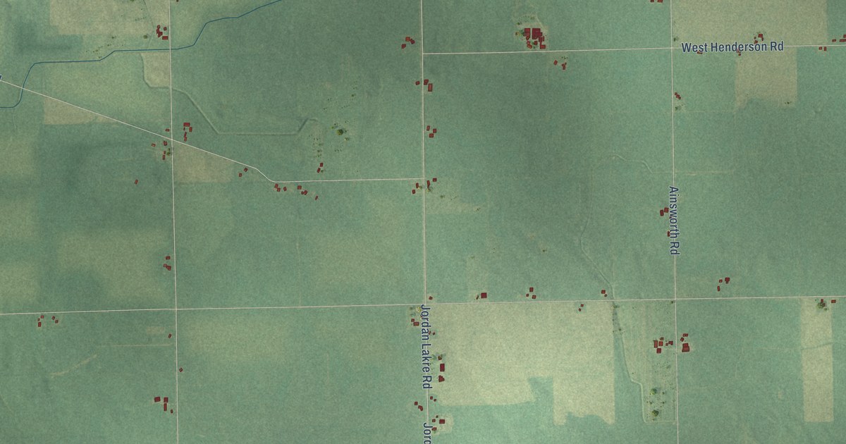 Map of Odessa, Michigan in 2026