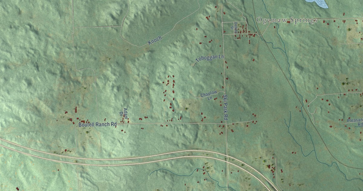 Map of Ogemaw, Michigan in 2026