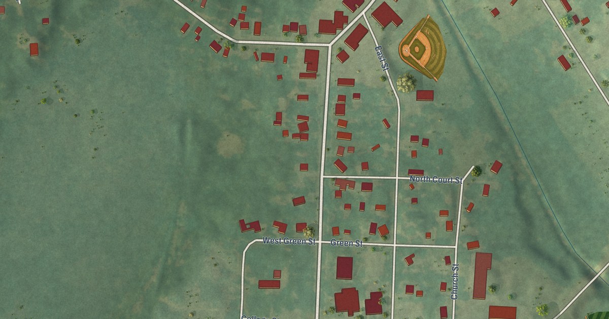 Map of Olivet, Michigan in 2026