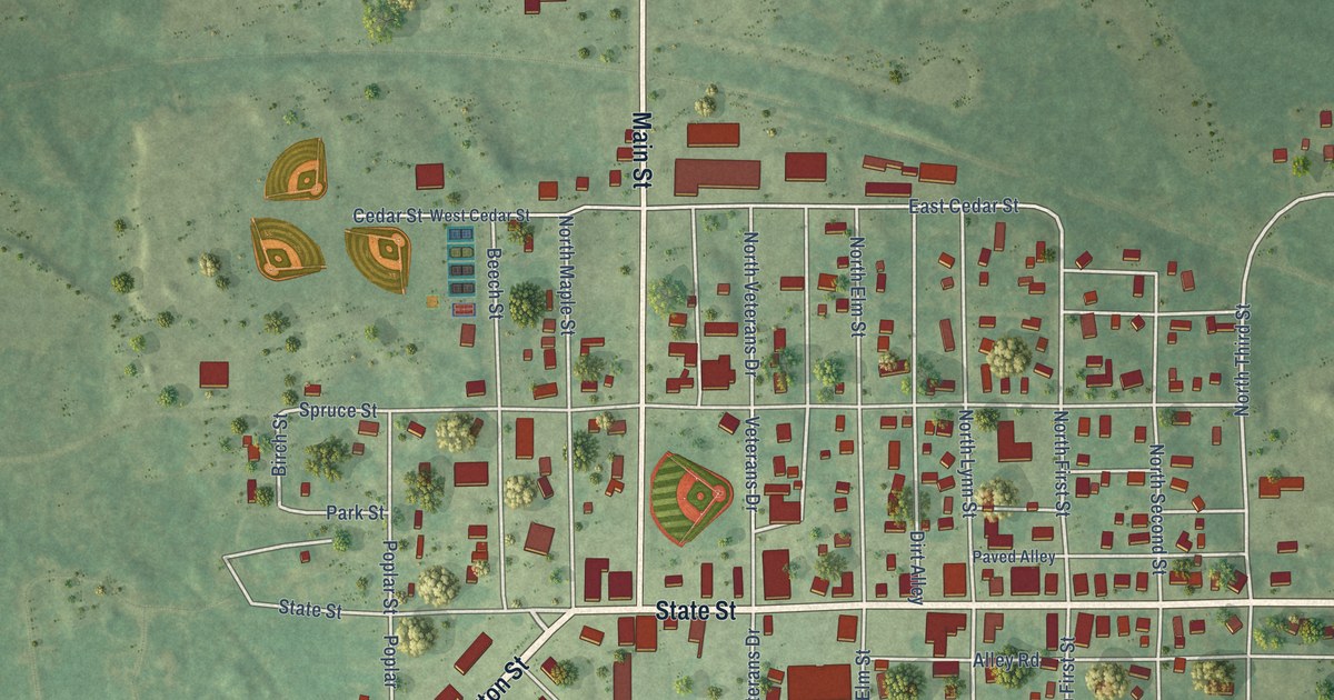 Map of Onaway, Michigan in 2026
