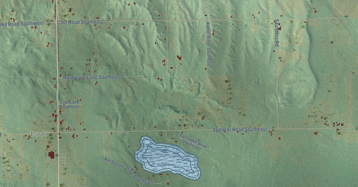 Map of Orange, Kalkaska County, Michigan in 2026