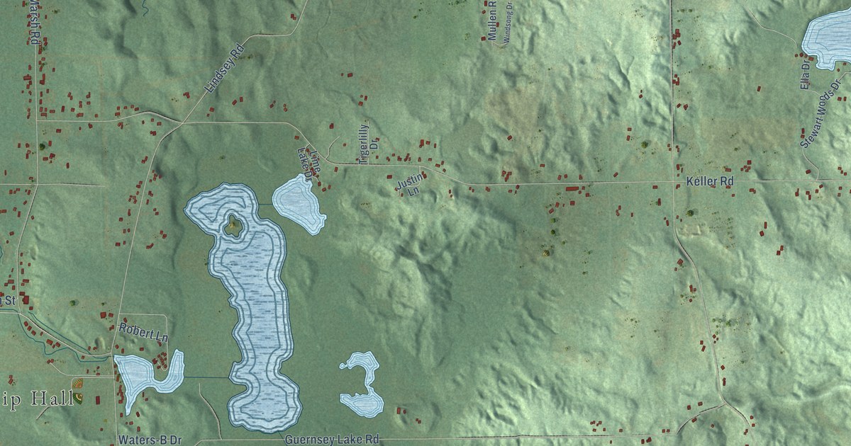 Map of Orangeville, Michigan in 2026