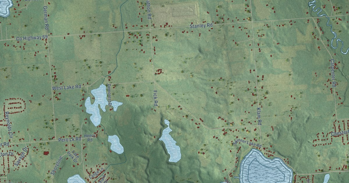 Map of Oregon, Michigan in 2026