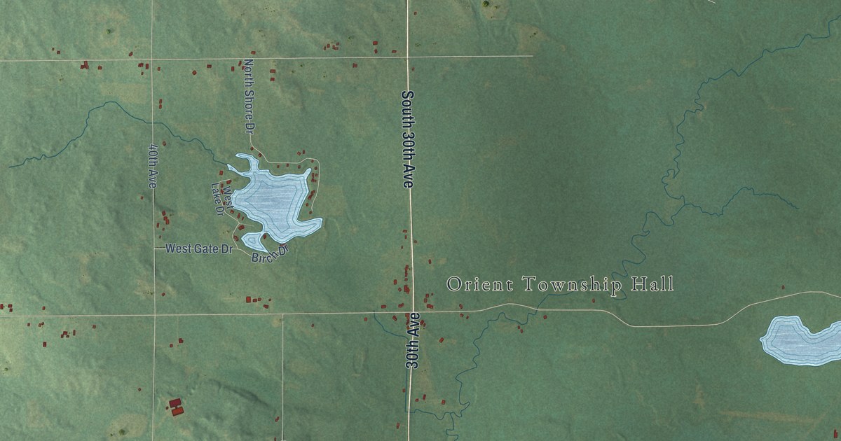 Map of Orient, Michigan in 2026
