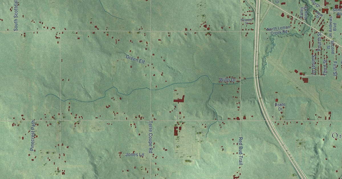 Map of Oronoko, Michigan in 2026