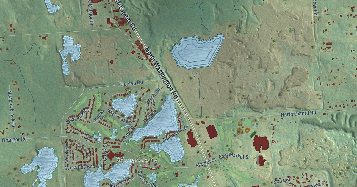 Map of Oxford Municipality, Michigan in 2026