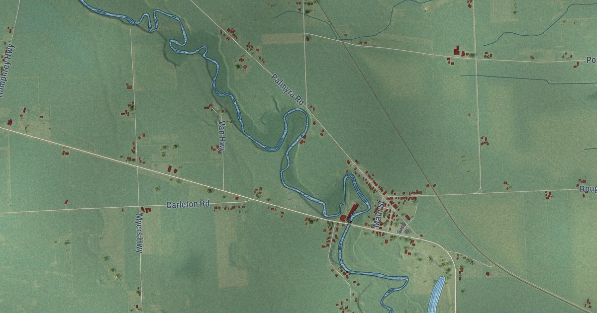 Map of Palmyra, Michigan in 2026