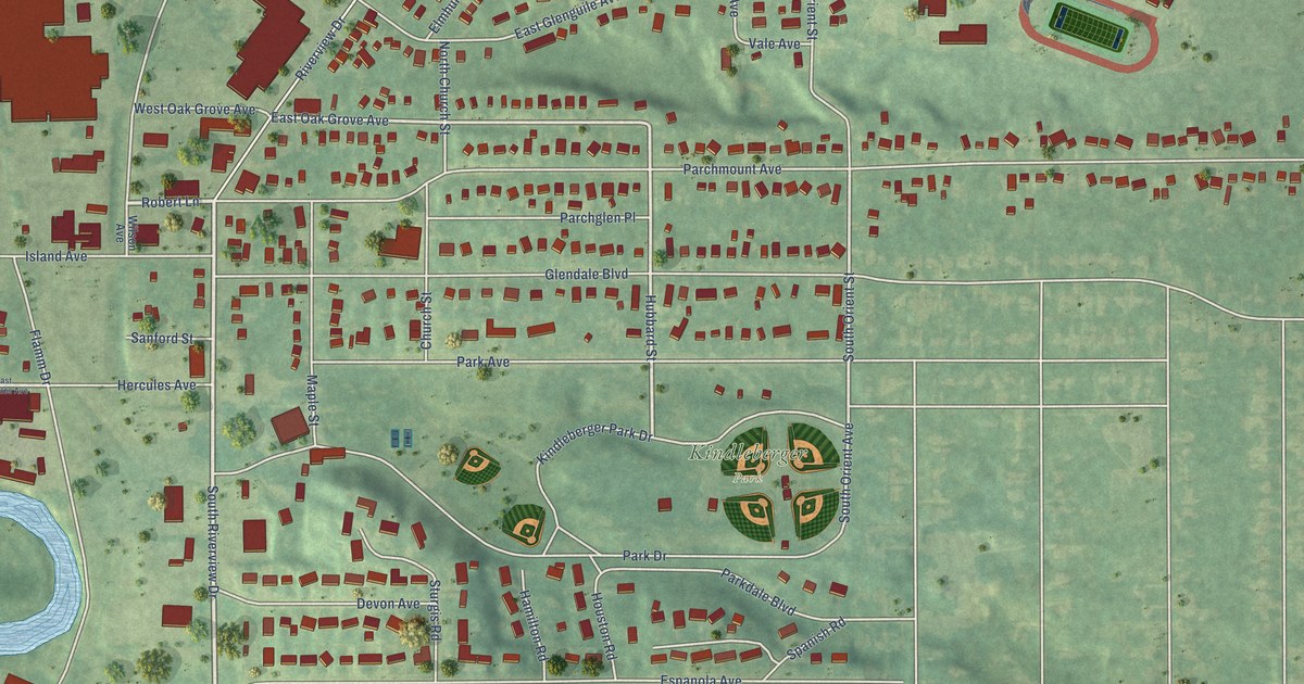 Map of Parchment, Michigan in 2026