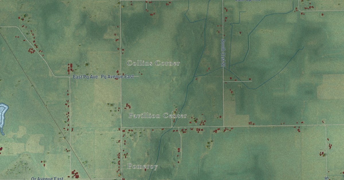 Map of Pavilion, Michigan in 2026
