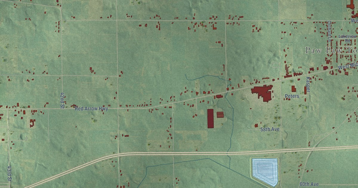 Map of Paw Paw Municipality, Michigan in 2026