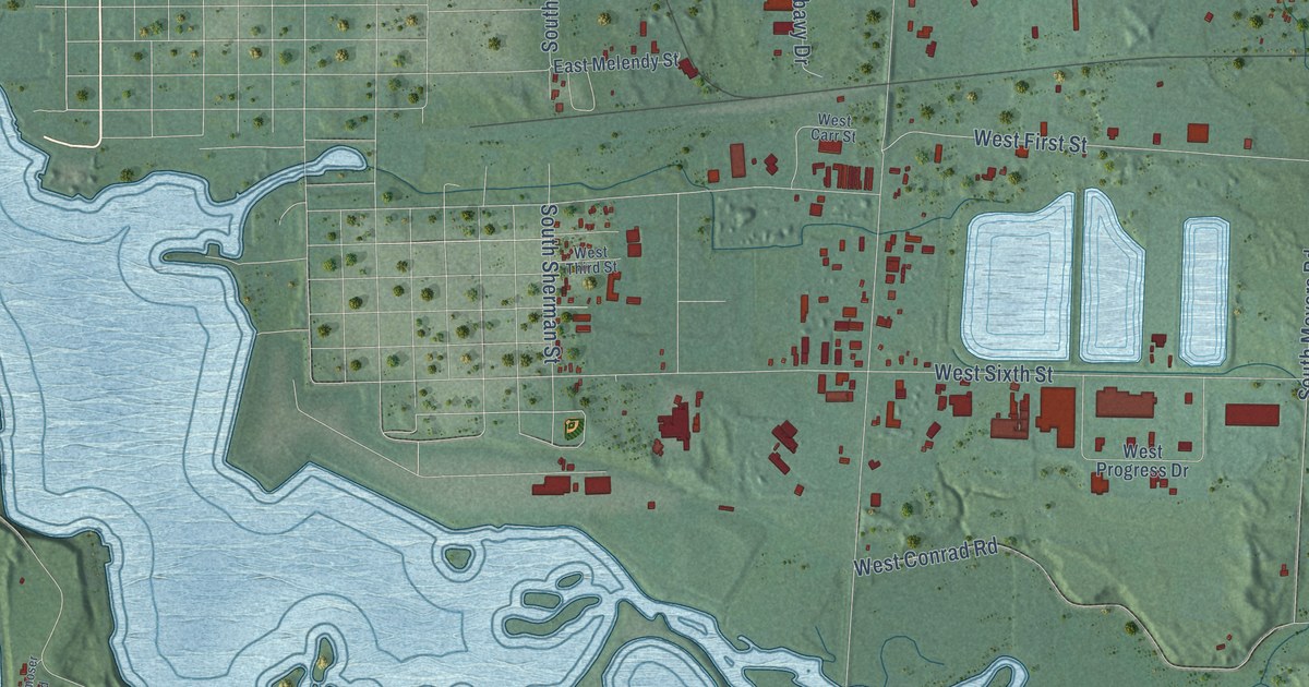 Map of Pere Marquette, Michigan in 2026