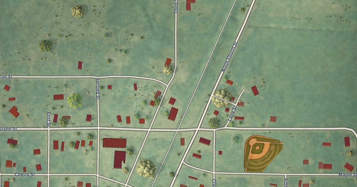 Map of Pierson Village, Michigan in 2026