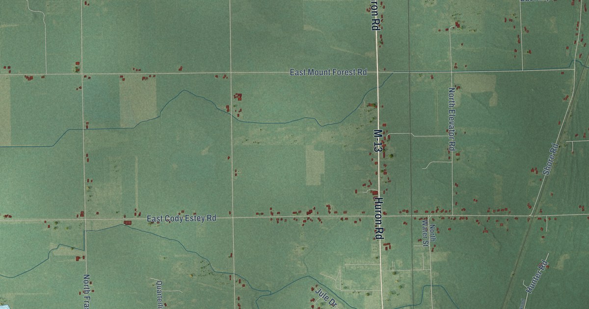 Map of Pinconning Municipality, Michigan in 2026