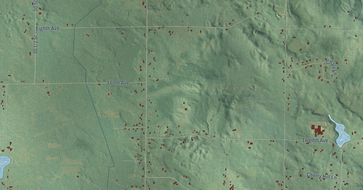Map of Pine Grove, Michigan in 2026