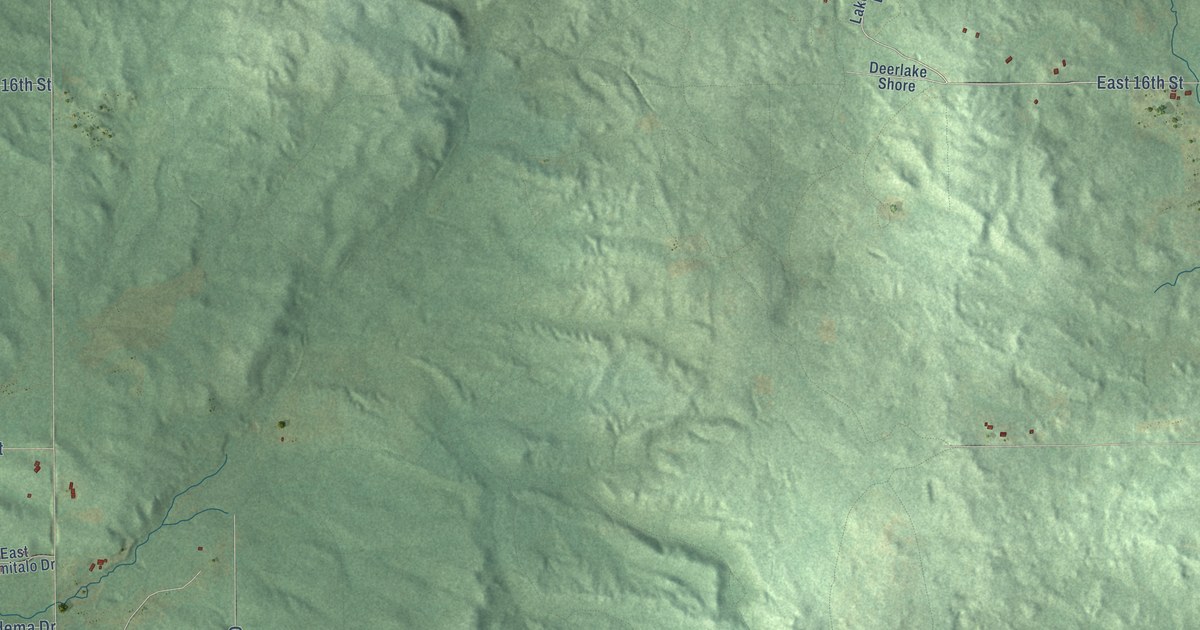 Map of Pinora, Michigan in 2026