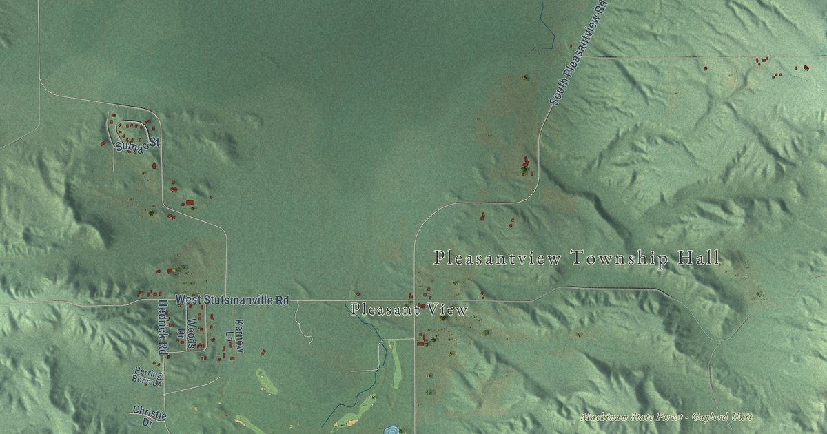Map of Pleasantview, Michigan in 2026