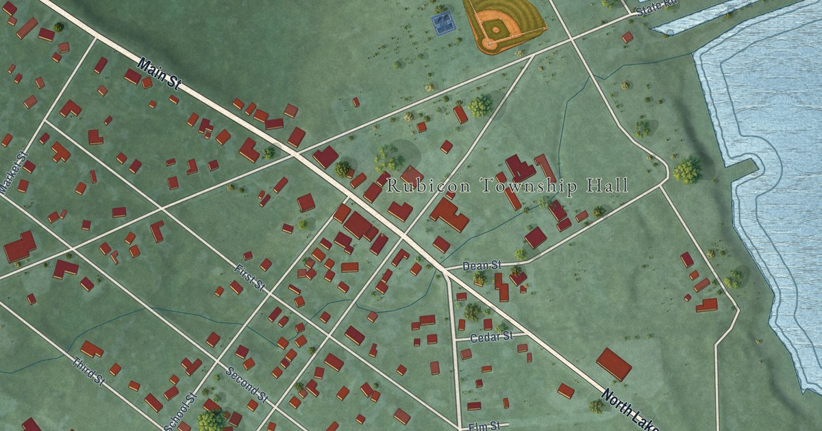 Map of Port Hope, Michigan in 2026