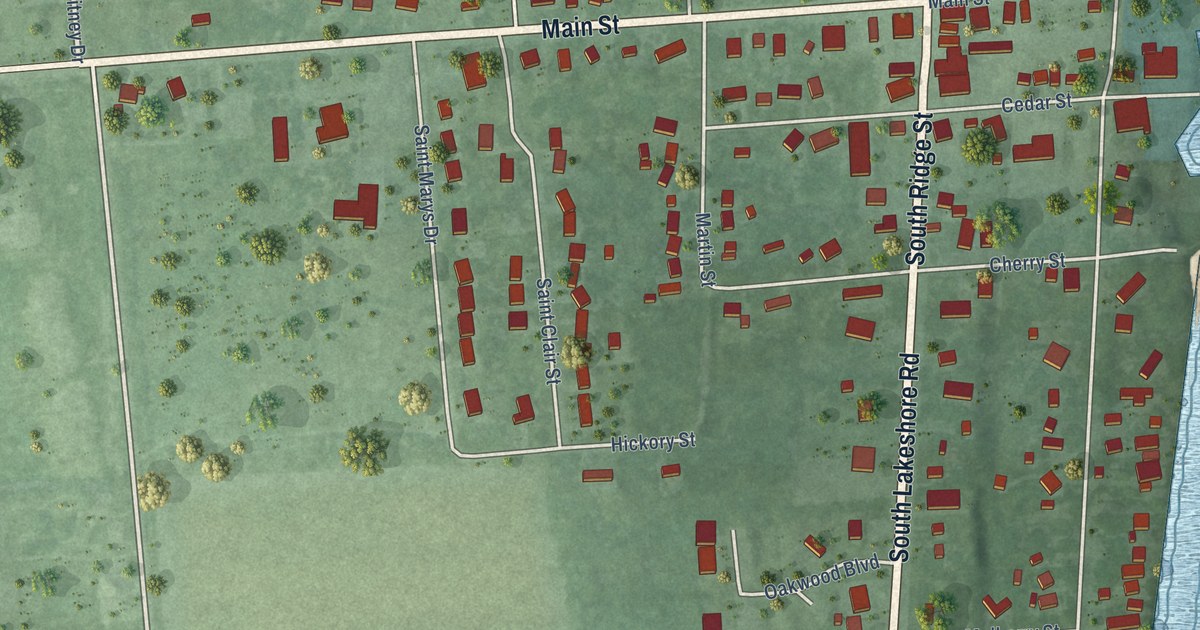 Map of Port Sanilac, Michigan in 2026