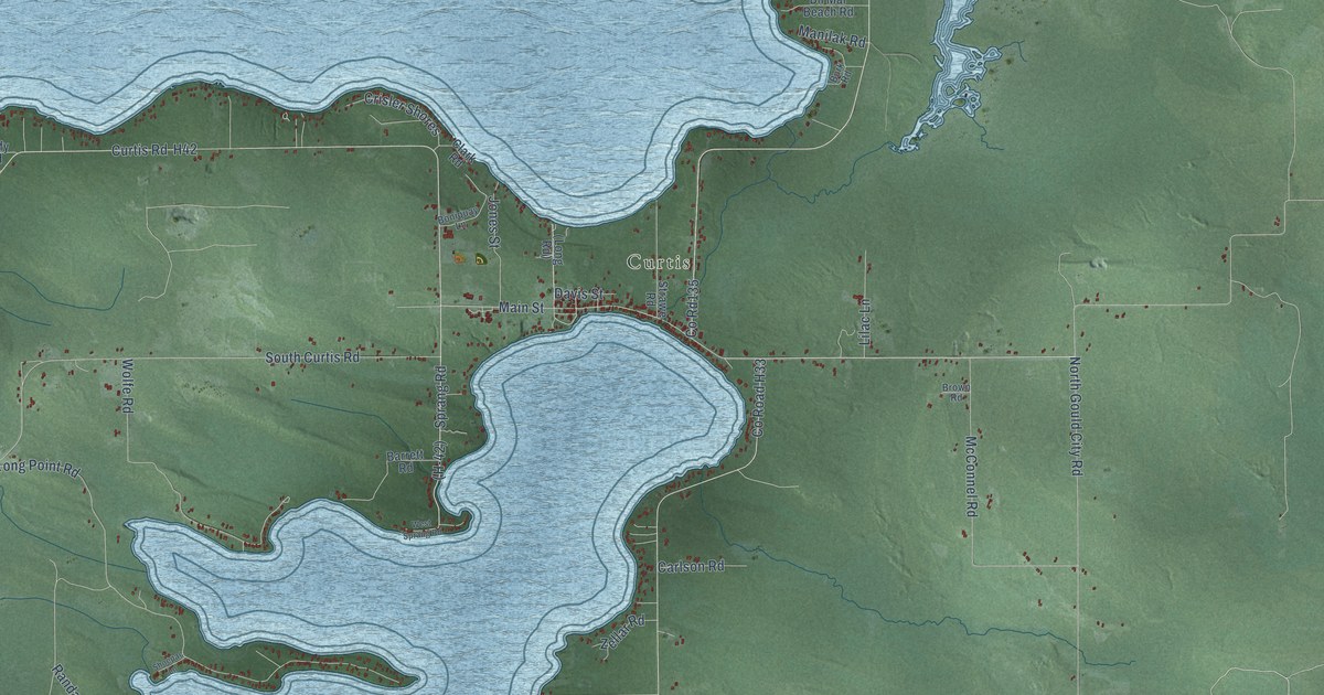 Map of Portage, Mackinac County, Michigan in 2026