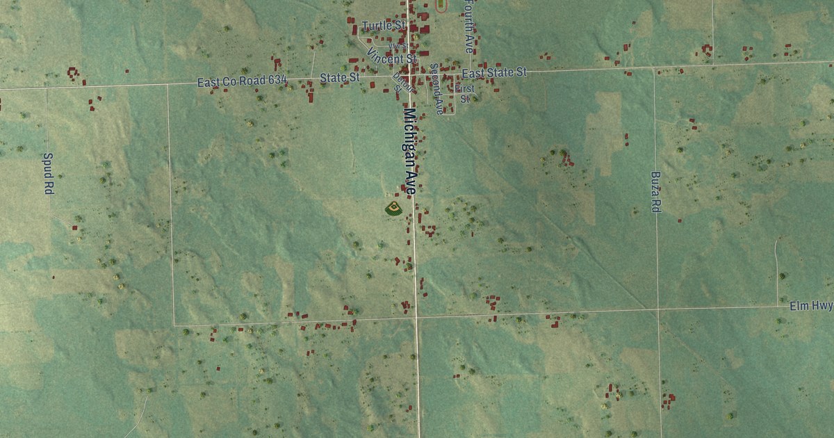 Map of Posen Municipality, Michigan in 2026