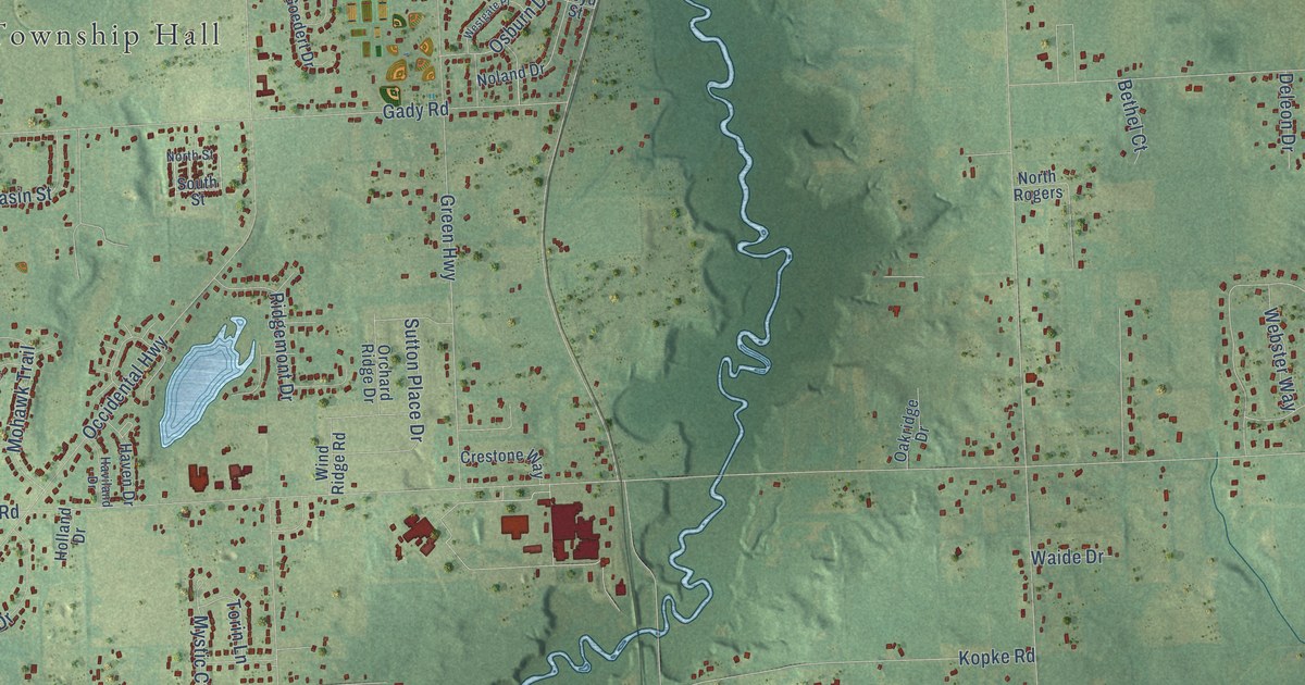 Map of Raisin, Michigan in 2026