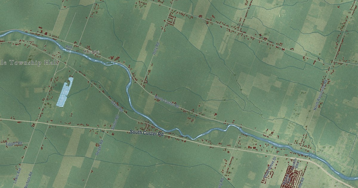 Map of Raisinville, Michigan in 2026
