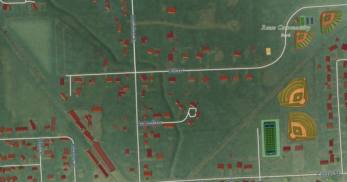 Map of Reese, Michigan in 2026