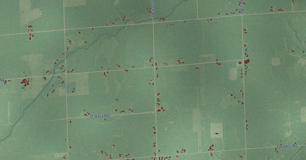 Map of Richland, Saginaw County, Michigan in 2026