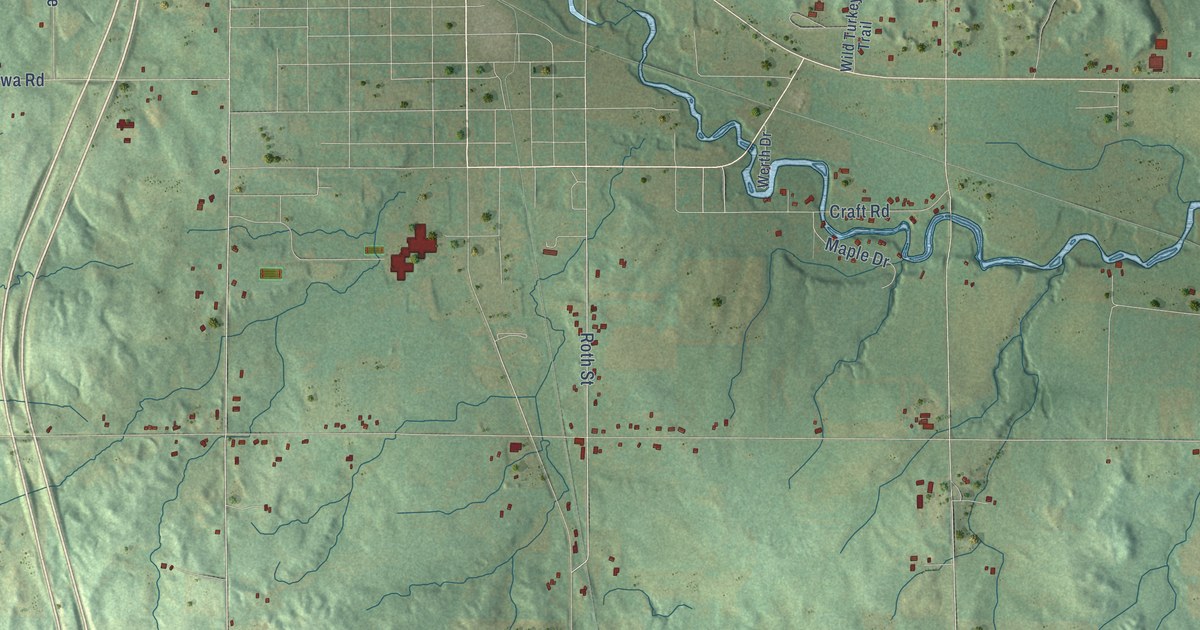 Map of Richmond, Osceola County, Michigan in 2026