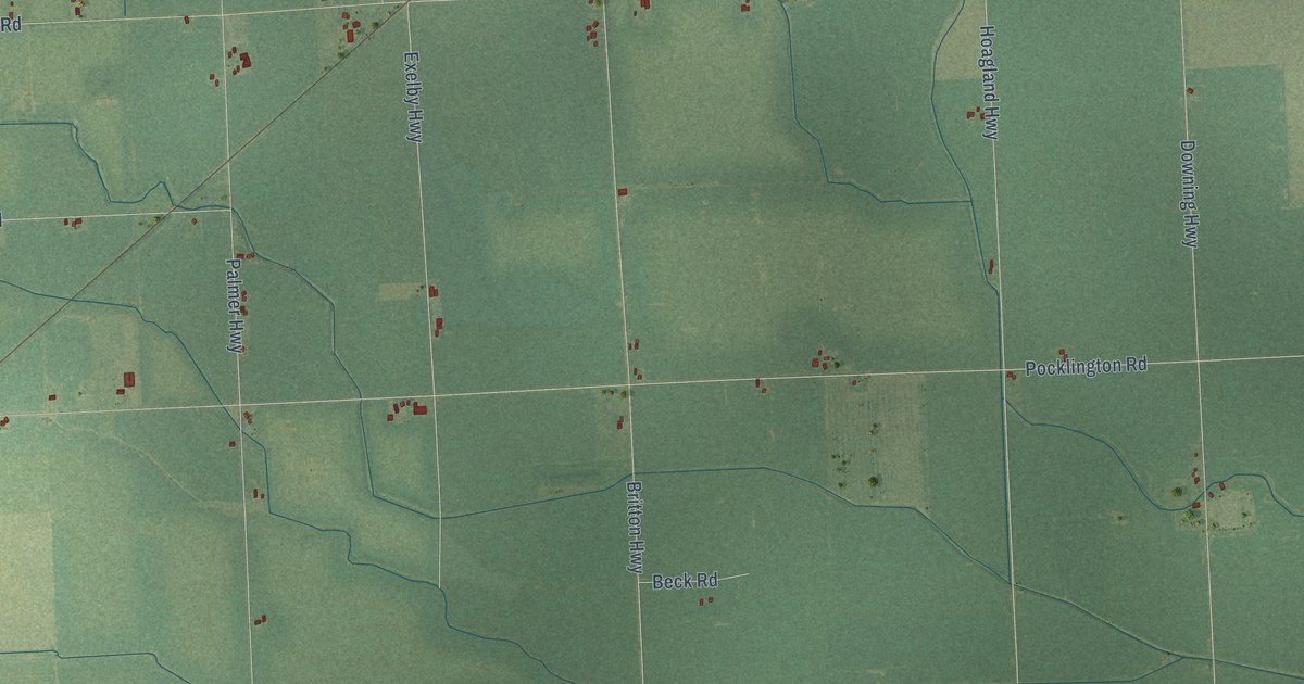 Map of Ridgeway, Michigan in 2026